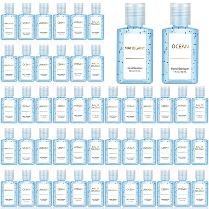 24 Pack Mini Hand Sanitizer Bulk Travel 1oz Ocean Sea You Soon Baby Shower