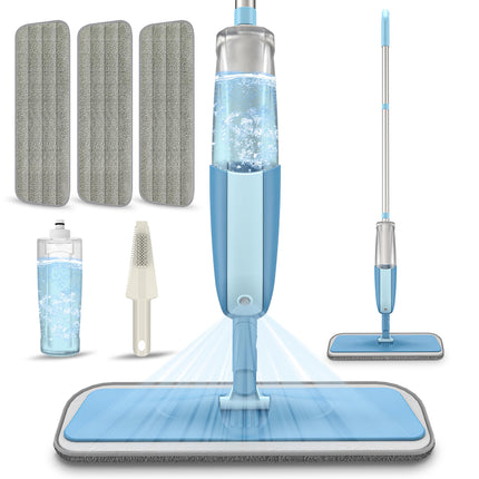Spray Wet Mops for Floor Cleaning: Hardwood Floor Mop Refillable Dust Mop