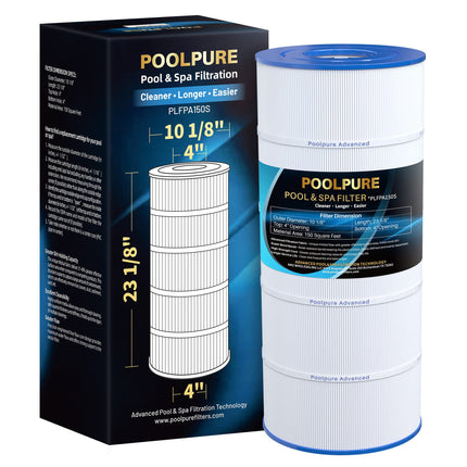 POOLPURE PA150S Pool Filter Replaces Hayward CX150XRE, Hayward SwimClear C150S, PA150S, Ultral-D4, 150 sq.ft Filter Cartridge 1 PACK