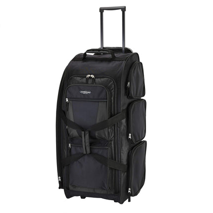 Travelers Club 30" Xpedition Rolling Duffel Bag, Black