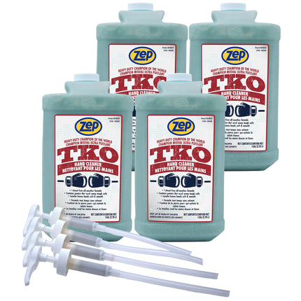 Zep Heavy-Duty TKO Industrial Hand Cleaner - 1 Gallon (Case of 4)