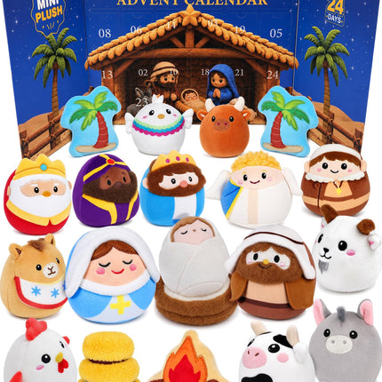 Nativity Advent Calendar 2026 for Kids Toddlers Adults, 24 Day Holiday Gift