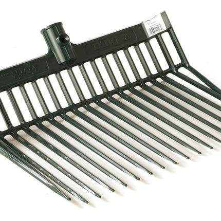 Little Giant® DuraFork Pitch Fork Replacement Head | Durable Polycarbonate Stable Fork Head with Angled Tines | Manure Fork | Made in USA (Pack of 1, Green)