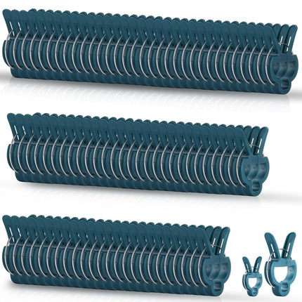 PERSZEN Plant Support Clips, 120 PCS Gentle Flower Plant Clamps for Supporting Vine Climbing Plants, Gardening Lever Loop Gripper Clips Help Stems Vines Grow Straight Upright, 2 Sizes in one Pack