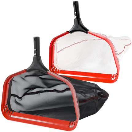ProTuff "PRO Ultimate" Silt & Leaf Rake Bundle - 490 Promise Unlimited & Unconditional Replacements - 2-Items: 20" Medium & 18" Fine Mesh Pool Cleaner for Sand, Silt, Pollen, Leaves & Twigs