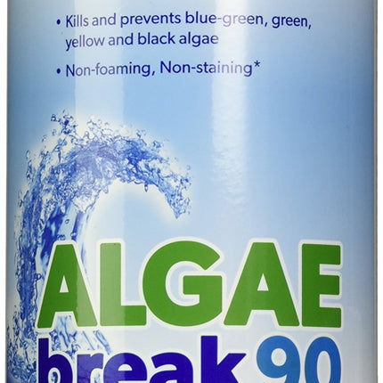 Natural Chemistry Algae Break 90, 32 fl oz, Single, Non-Foaming, Non-Staining, 90-Day Algae Prevention and Control