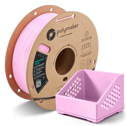 Polymaker PETG Filament 1.75mm Pink 1KG, High Speed, 2.2 Lbs