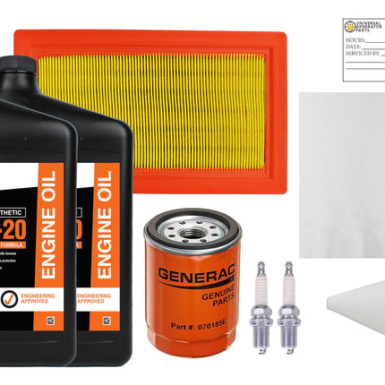 Generac 5w-20 Maintenance Kit for 20kw and 22kw with Oil (2013+ Evolution Models) Model: 0j932300