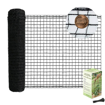 POYEE Deer Fence Netting 5x100ft Plastic Mesh Netting for Garden Protection