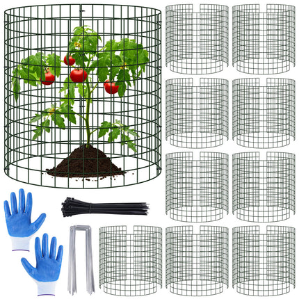 30 Pcs Plant Protectors from Animals, 13.5" X 14" Wire Plant Protector Cage