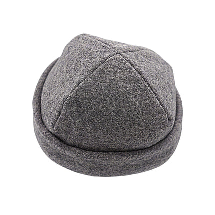 frihed. Sauna hat - Made of woolwalk - 100% Sheep's Wool - Premium Sauna Accessory for Men and Women - Flexible Size - Made in Germany (Stone Grey)