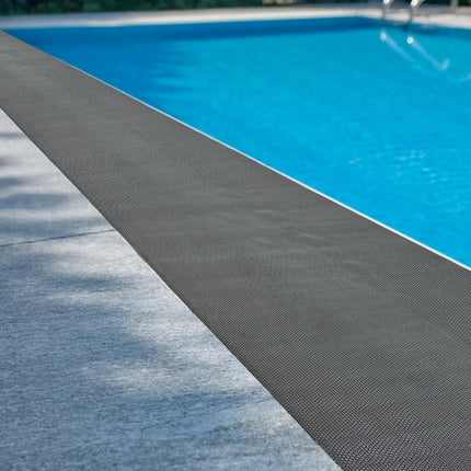 3 * 20 FT Drainage Non Slip Flooring Mats Swimming Pool Bathroom Anti-Fatigue Rubber Matting Heavy Duty Commercial Anti Slip Floor Mats for Garage Restaurant Sauna SPA
