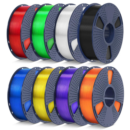 SUNLU 250g PLA Filament Bundle 1.75mm, Multicolor 3D Printer Filament