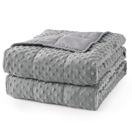 Mr. Sandman Cooling Weighted Blanket for Adults, Queen Size 15 lbs, 60″x80″