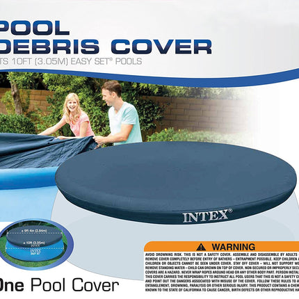 10-Foot Round Easy Set Pool Cover by Intex