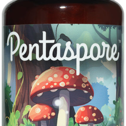 Pentaspore - Natural Mushroom Supplement - Non-GMO, Vegan, Gluten-Free
