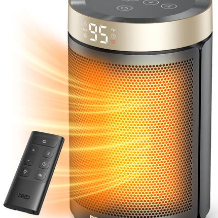 DREO Space Heater, Portable Electric Heaters for Indoor Use with Thermostat