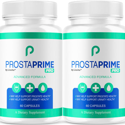 (2 Pack) ProstaPrime Pro Capsules - Official for Men Pills Supplement Support, Natural Premium Advanced Formula Health & Wellness, ProstaPrime Pro Reviews, 120 Capsules for 2 Months