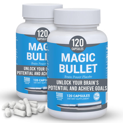 Magic Bullet Placebo Pills - Honest Placebo for Adults