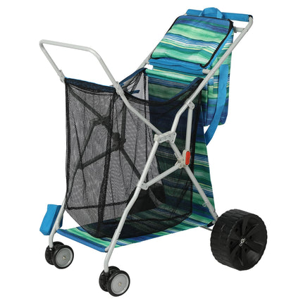 Old Bahama Bay Beach Cart with Big Wheels for Sand