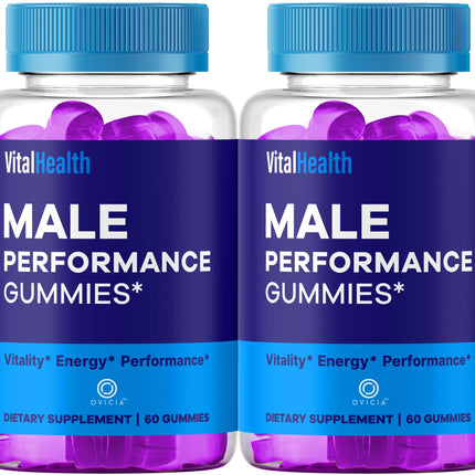 (2 Pack) Vital Health Gummies - Official VitalHealth Gummys Advanced Premium Formula Support Maximum Strength, All Natural Ingredients Vitamins for Overall Health & Wellness, 120 Gummies for 2 Months