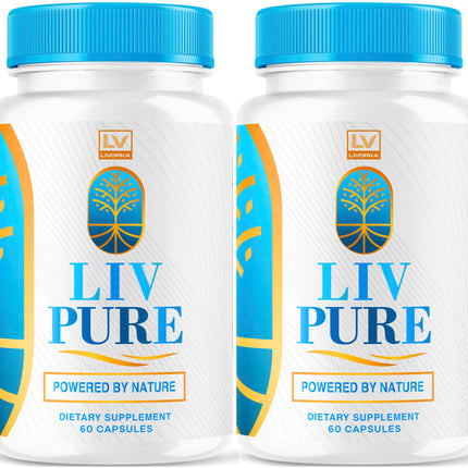 (2 Pack) Liv Pure, Liv Pure Reviews, Liv Pure Pills, Liv Pure Pills Reviews, Livpure Pills, Livpure, Liv Pure Capsules Liver Pills, Liv Pure 120 Capsules for 60 Days.