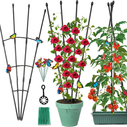 Antizz 47in Garden Trellis for Potted Climbing Plants Outdoor Indoor