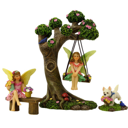 PRETMANNS Fairies for Fairy Garden Accessories Kit - 4 Pieces