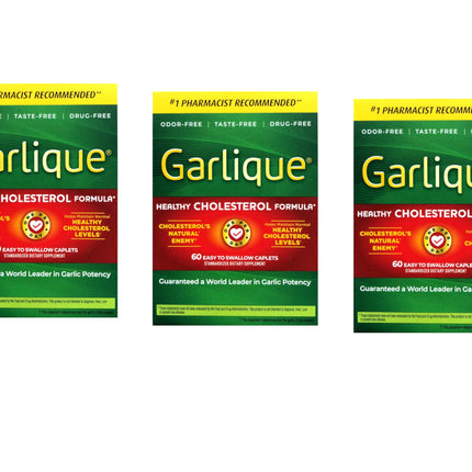 Garlique Caplets 60 Tablets (Pack of 3)