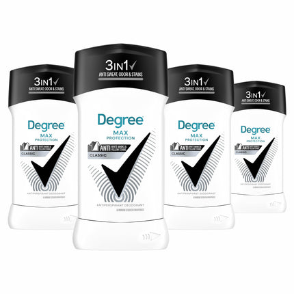 Degree Men UltraClear Antiperspirant Deodorant, 4 Count, 2.7 oz