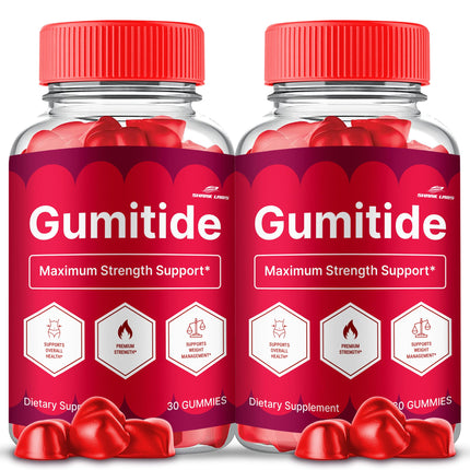 (2 Pack) Gumitide Gummies, Advanced Formula, 2 Month Supply