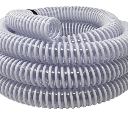 Sealproof 1.25" (32mm) Pool Filter Pump Connection Hose for 1-1/4 Inch Above Ground Pools and Intex Systems, 20 FT Premium Quality PVC Made in USA | Cut to Desired Length, Includes 4 Hose Clamps
