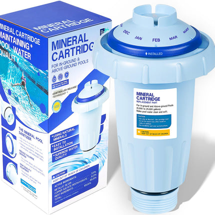 W28175 Replacement for Nature2 Express Mineral Cartridge for Pool System, for In-Ground & Above-Ground Pools up to 30,000 Gallons, W20171, W20080, W26775