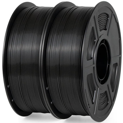 iSANMATE ASA Filament 1.75mm Bundle 2KG (4.4lbs), UV & Weather Resistant 3D Printer Filament Perfect for Outdoor Functional Parts, Black+Black