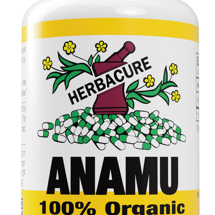 Herbacure Anamu 625mg (1250 Mg Per Serving) - 100% Organic - 100 Capsules