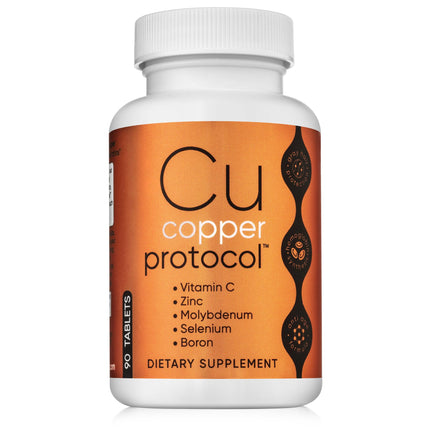 Copper Protocol Copper Supplements for Women and Men (90 Capsules) Boosts Energy, Nourishes Body, Anti-Aging Formula, Includes Vitamin C, Zinc & Selenium, Non-GMO, Made in USA - GMP Certified