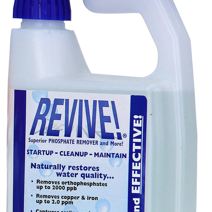 REVIVE! Swimming Pool Phosphate and Algae Remover Chemical for Pools - 32 oz