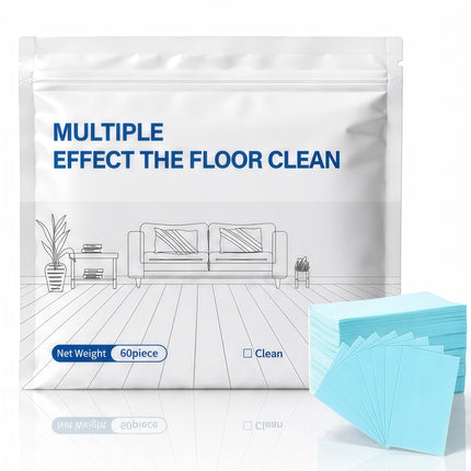 200 Pcs Multiple Effect The Floor Clean, Floor Cleaning Tablets, Multi Effect Floor Cleaner, Concentrated Cleaner for Hardwood, Tile, Laminate & More (Blue, 200 Pcs)
