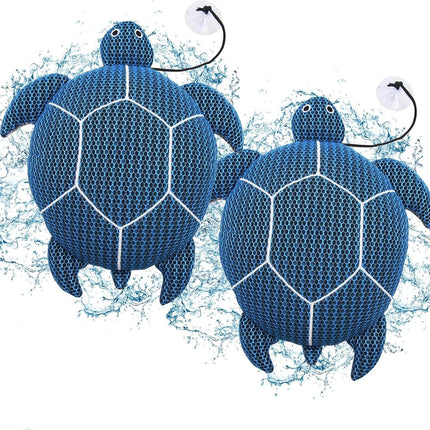 DONJOP 6 Inches Hot Tub Scum Absorber,Hot Tub Sponge for Scum Reusable Spa & Pool Cleaner Hot Tub Oil Absorbing Scum Absorber Keeps Water Clean,Eliminates Scum & Dirt,Blue,2 Pack