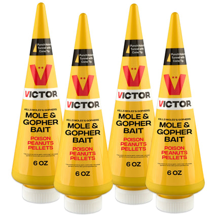 Victor Outdoor Mole & Gopher Poison Peanuts 4-Pack