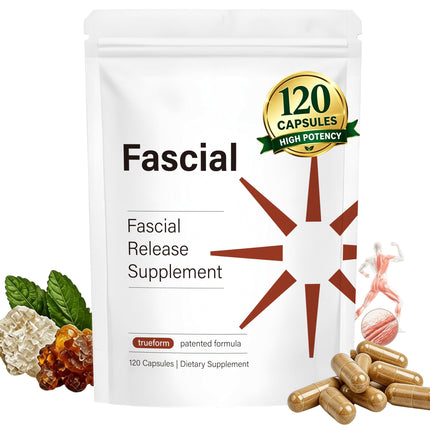 Fascial Release Supplement, Premium HA, Connective Support, 120 Capsules