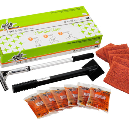3M Scotch-Brite Griddle Cleaning, Orange, 1 System