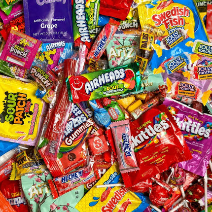 Ultimate Assorted Candy Party Mix - 2 LB Bag - Mega Variety Bulk Assortment - Individually Wrapped Candy - Queen Jax - Variety Pack - Halloween Candy