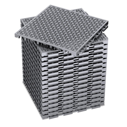 16 PCS Modular Interlocking Cushion Interlocking Floor Tiles with Hole