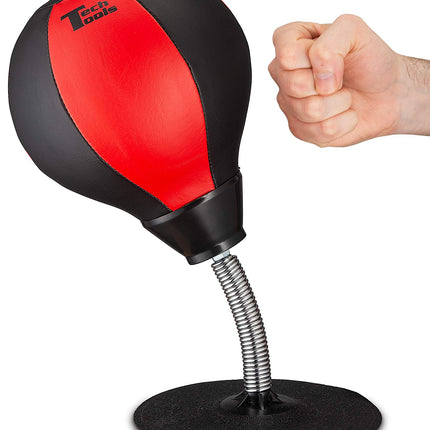 Tech Tools Desktop Punching Bag - White Elephant Gifts for Adults, Fun Punch Gag Gifts for Coworkers, Men & Women Secret Santa Stress Buster