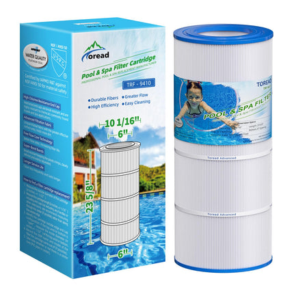 CC100 Pool Filter Replaces Pentair Clean and Clear 100, CCRP100, PAP100, PAP100-4, Ultral-C3, Unicel C-9410, R173215, Filbur FC-0686, 59054200, 160316, 160354, SP100 Predator 100