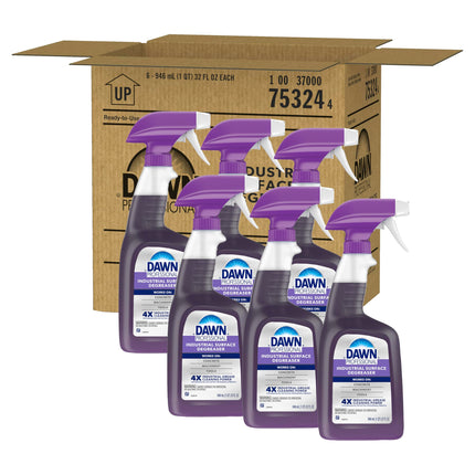 Dawn PRO Industrial Surface Degreaser, Bulk Grease Cleaner (32 oz, 6 pack)