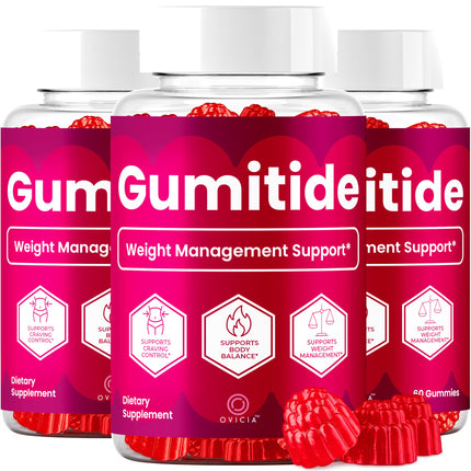 (3 Pack) Gumitide Gummies - Gumi Tide Support Advanced Formula Gummy Maximum Strength, Daily GumitideGummies Premium All Natural Ingredients Overall Health & Wellness Reviews, 180 Gummies for 3 Months
