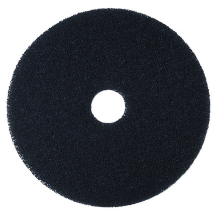 3M Black Stripper Pad 7200, 20 in, 5/Case