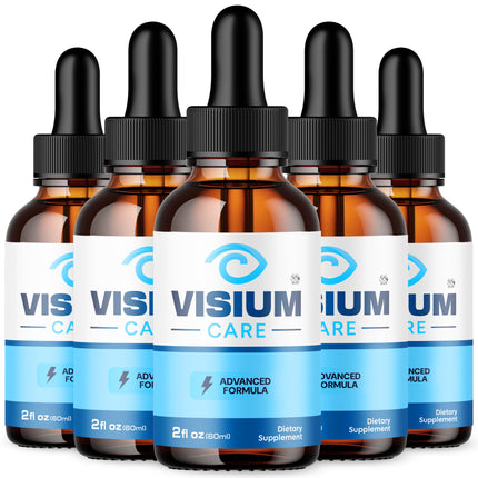 (5 Pack) Visium Care Drops , Official VisiumCare Drops with All Natural Ingredients , Overall Health and Wellness Vitamin Formula Maximum Strength Active Lifestyle Multivitamins Support (150 Servings)